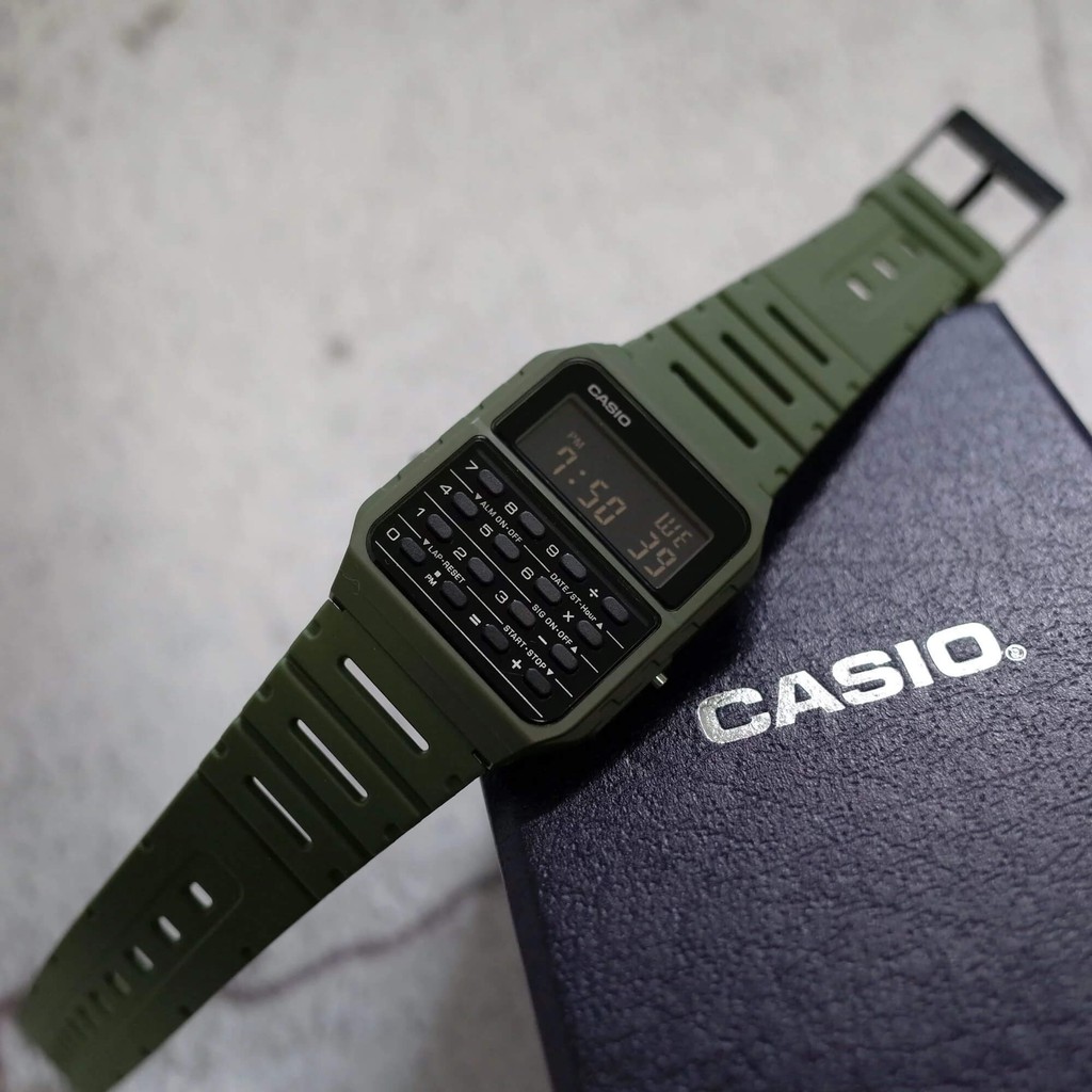 Đồng Hồ Nam Casio Vintage CA-53WF-3BDF Chính Hãng | Casio CA-53WF-3B Classic Dây Nhựa