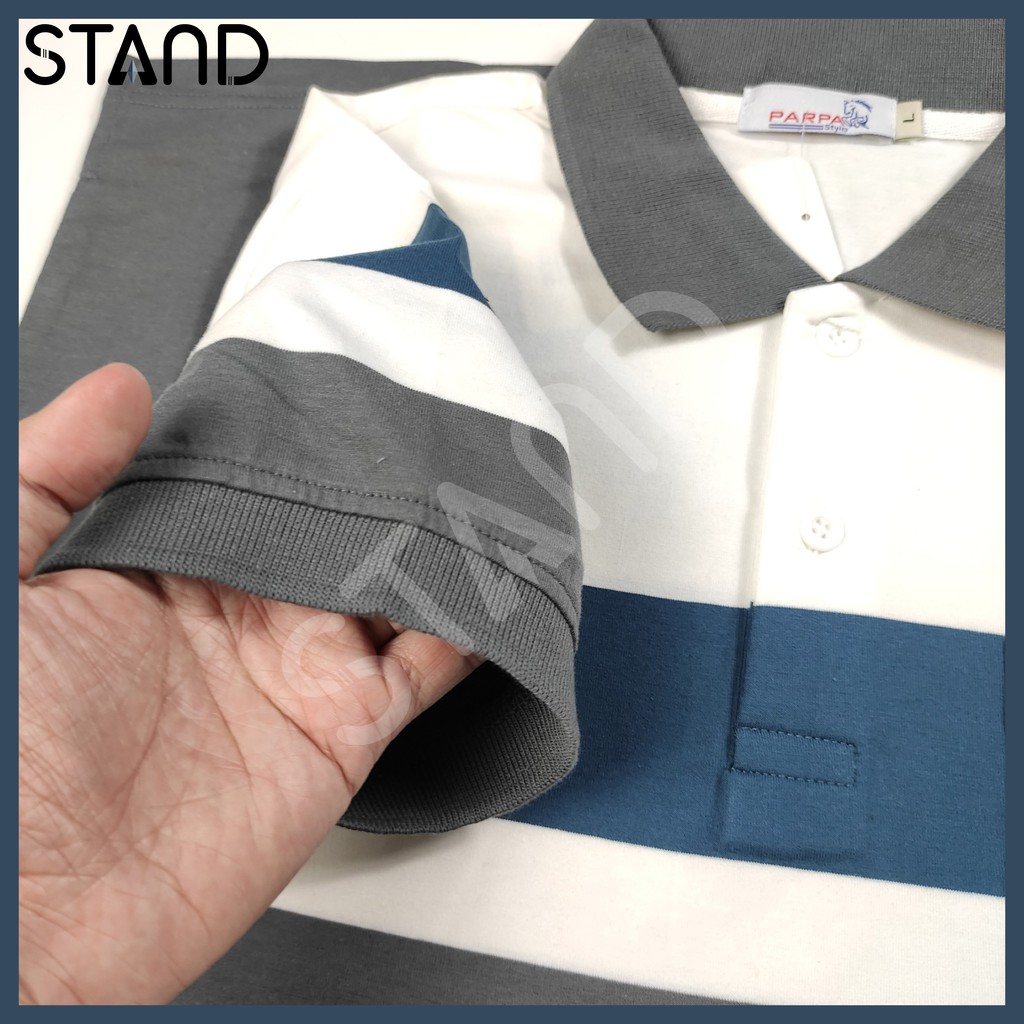 Áo Thun Nam 💕𝘍𝘳𝘦𝘦𝘴𝘩𝘪𝘱💕  Áo Phông Tay Ngắn Papa Phối Màu Có Túi Thun Cotton Mềm Mịn  4 Màu 3 Size - Mã PS0013 - STAND | BigBuy360 - bigbuy360.vn