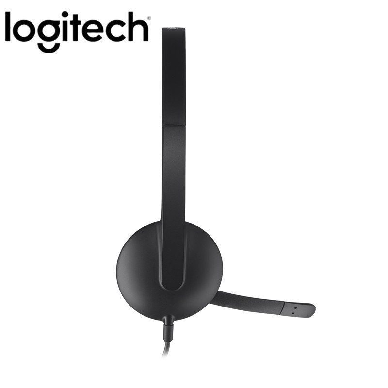 Logitech H340 USB headset with swivel microphone home Office USB stereo headphone with 1.8m Cable