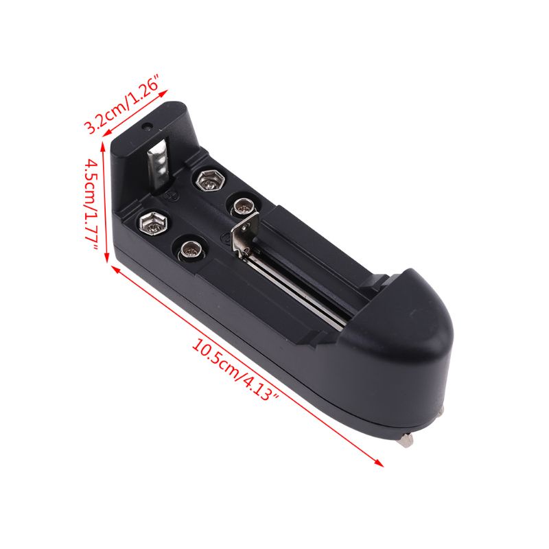 Bộ sạc pin AA AAA Li Ni-Cd NiMH 3.7V 18650 màu đen