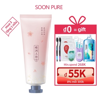  Kem Dưỡng Da Tay Soon Pure 40g Hương Hoa Anh Đào Giảm Khô Và Thô Ráp