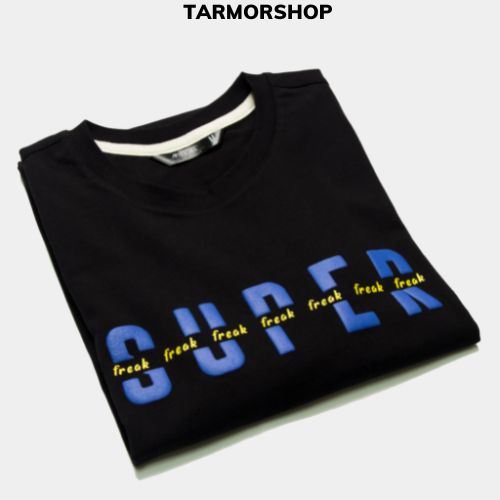 Áo thun nam cổ tròn TARMOR vải Cotton co giãn,dày dặn, form slim fit trẻ trung.