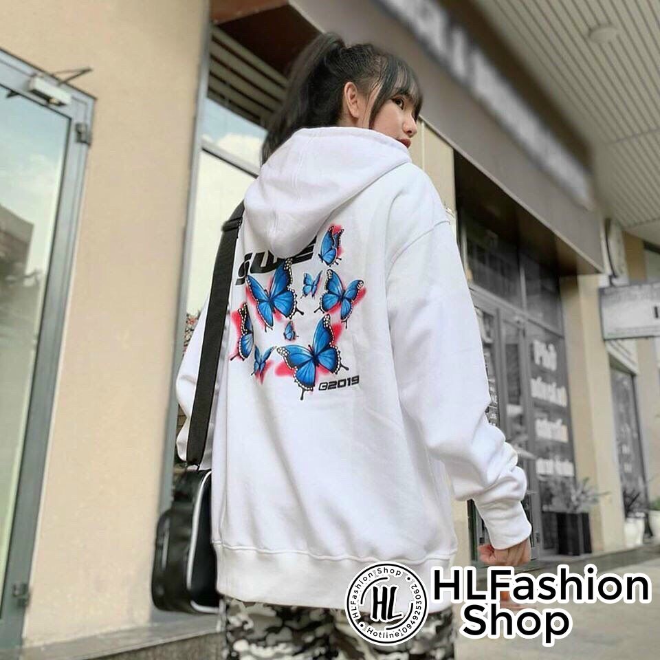 Áo khoác hoodie nam nữ CRE SWEE siêu ấm, áo khoác nỉ form rộng HLFashion