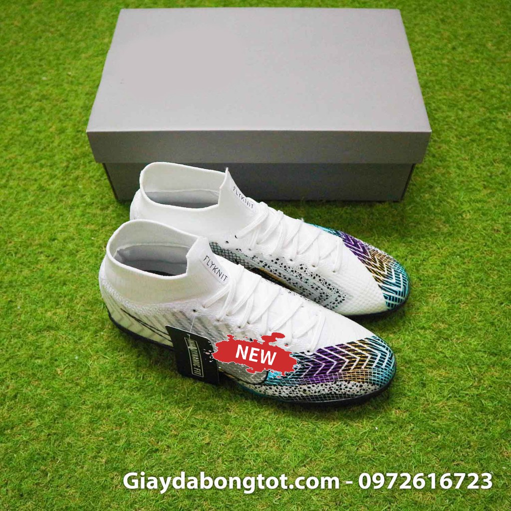 Giày Đá Bóng Cổ Cao Mercurial Superfly 7 Elite TF CR7 Dream Speed 3