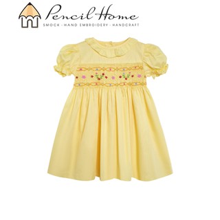Đầm Smock Họa Tiết Vui Vẻ