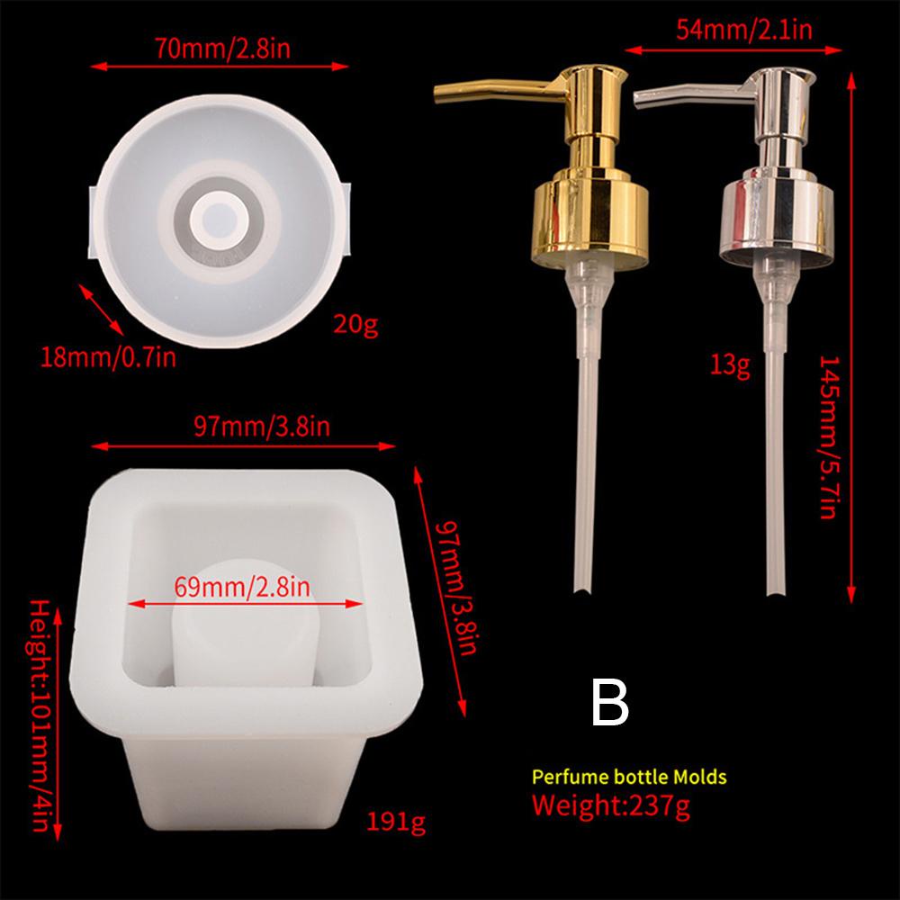 YEW Khuôn Silicone Làm Bình Nước Hoa Thủ Công DIY