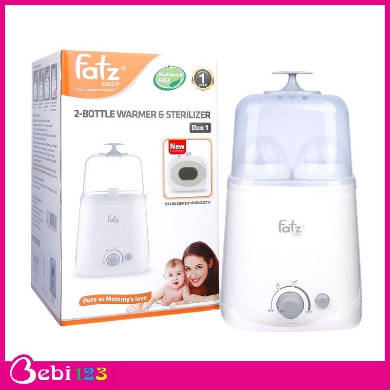 (Bảo hành 12 tháng) Máy hâm sữa tiệt trùng 2 bình cổ rộng Fatz Baby Duo 1 cho bé