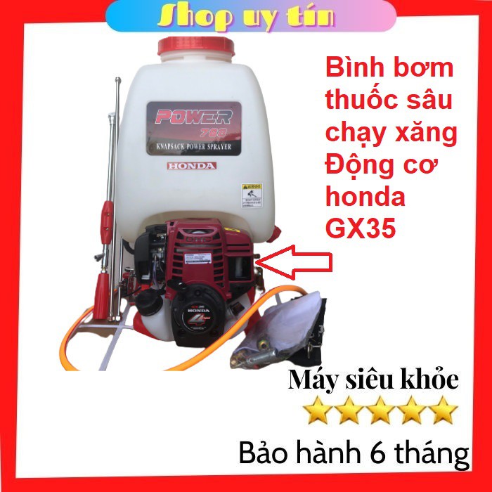 Máy bơm thuốc sâu chạy xăng  Honda GX35 động cơ 4 thì