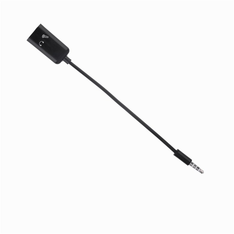 Dây cáp nối đổi đầu tai nghe 3.5mm và mic