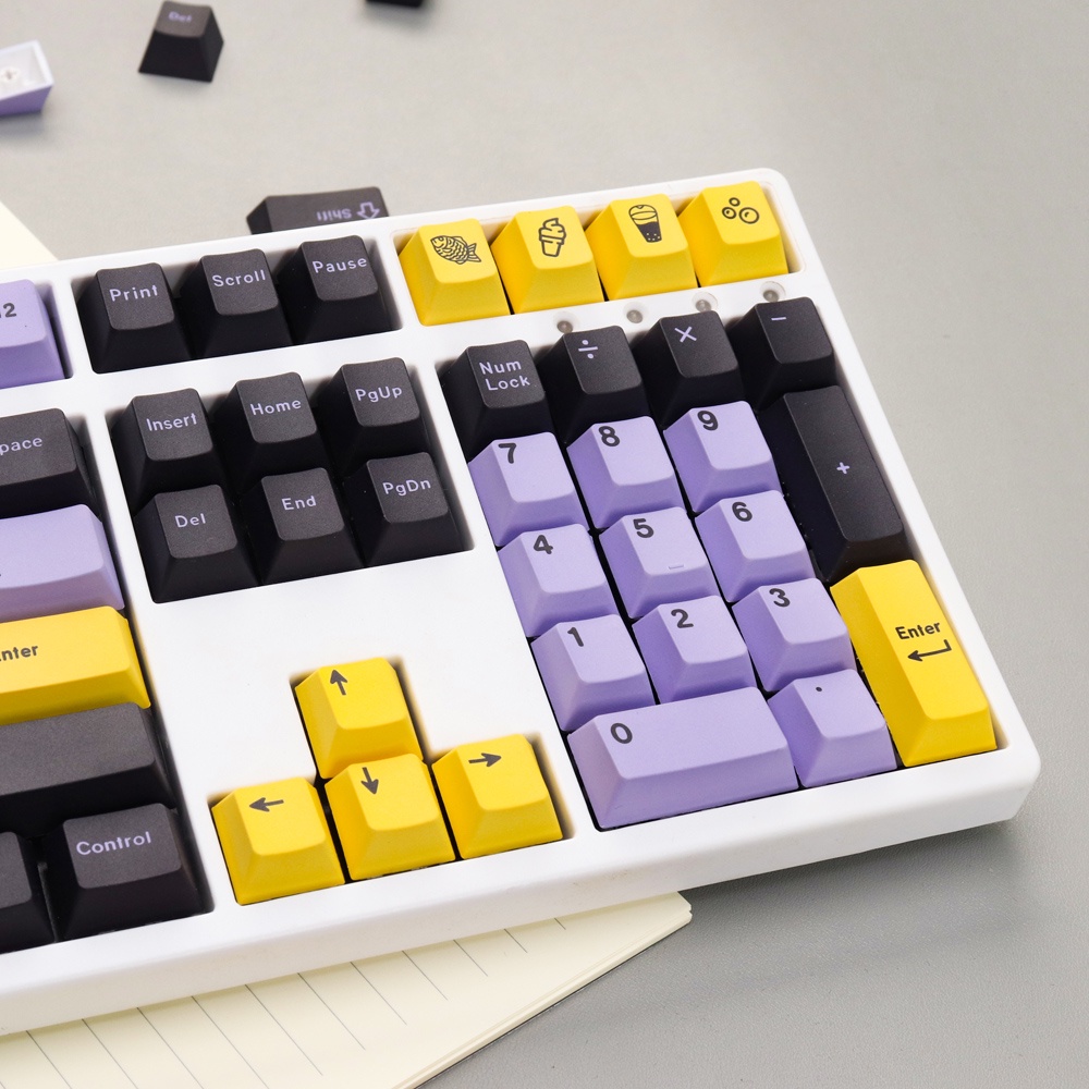 GMK Taro  keycaps cherry profile Dye-Sublimation PBT keycap 129keys