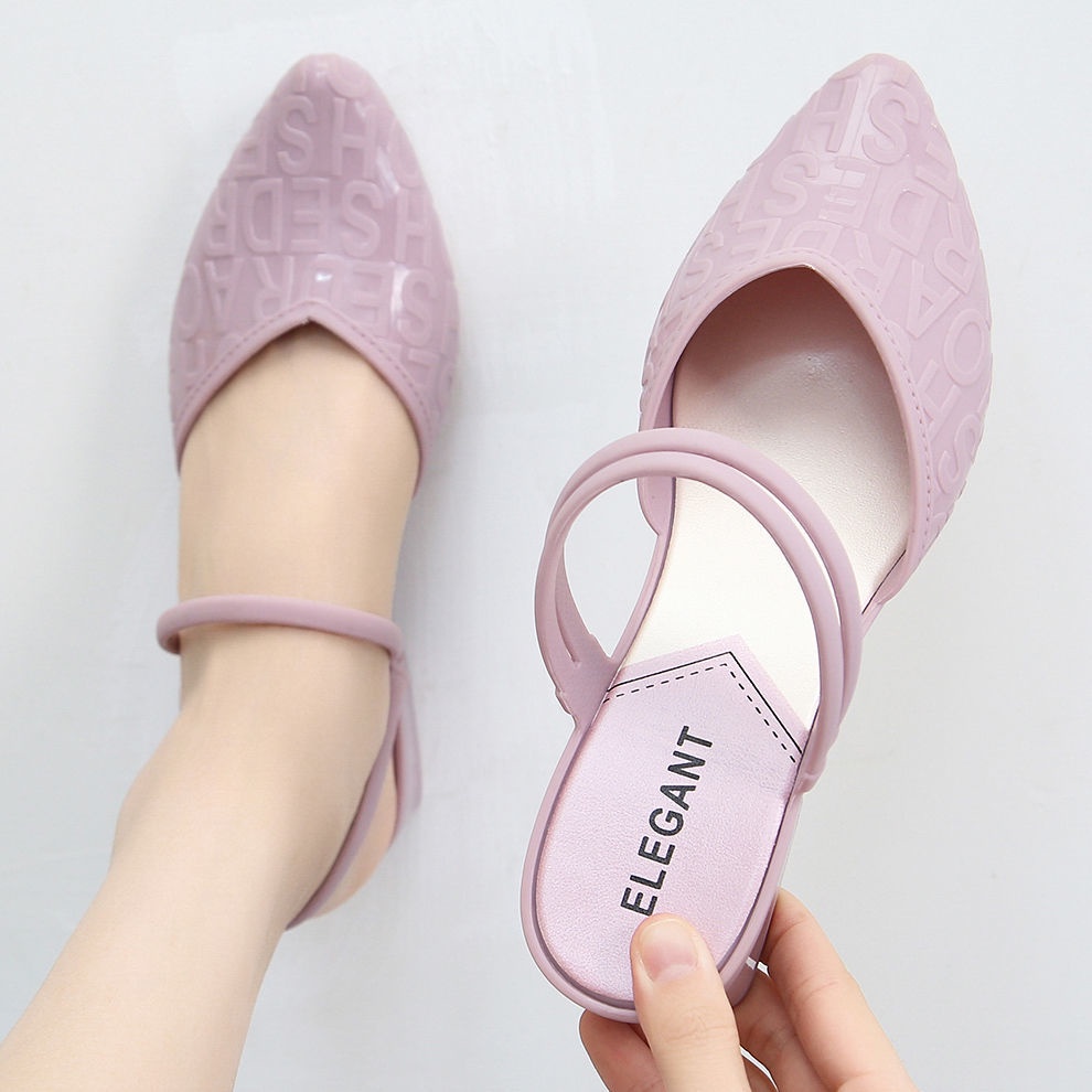 Sandal nữ IELGY gót vừa đế dày mềm mại chống trượt thời trang