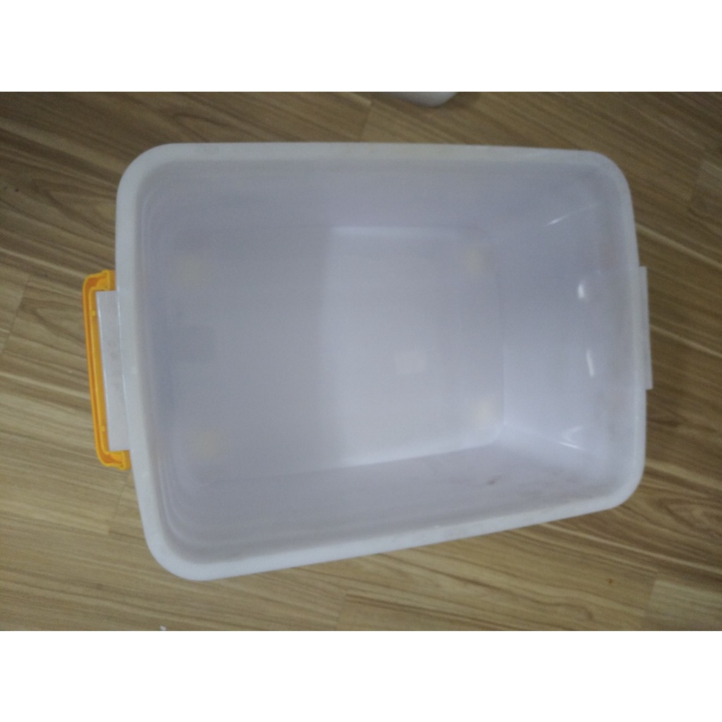 🚀HOẢ TỐC 1H🚀Thùng Nhựa Có Bánh Xe Duy Tân 90L (70 x 49 x 41cm)