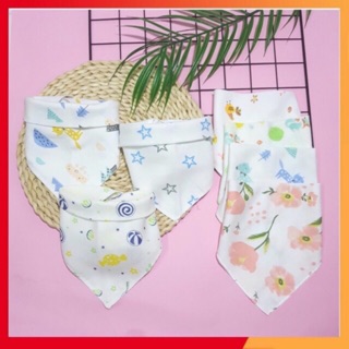 Khăn xô tam giác 4 lớp có 2 cúc chỉnh (1 chiếc)