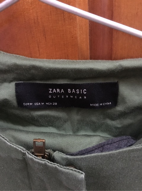 Áo khoác Kaki Zara Basic