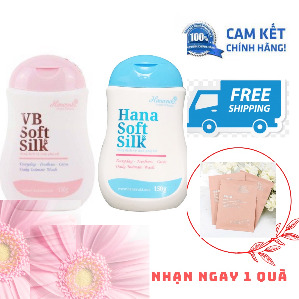 Dung dịch vệ sinh Hana Soft &amp; Silk 150gr