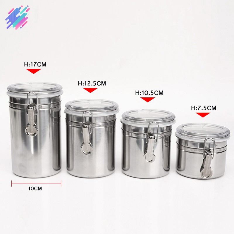 Hộp Inox đựng trà , cà phê để đi kèm với thiết kế dán tường tiện lợi
