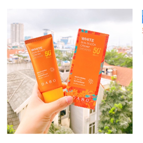 Kem Chống Nắng Kiềm Dầu, Nâng Tone Dabo White Sunblock SPF 50 PA +++++ Hàn Quốc 70ml - Hàng chính hãng