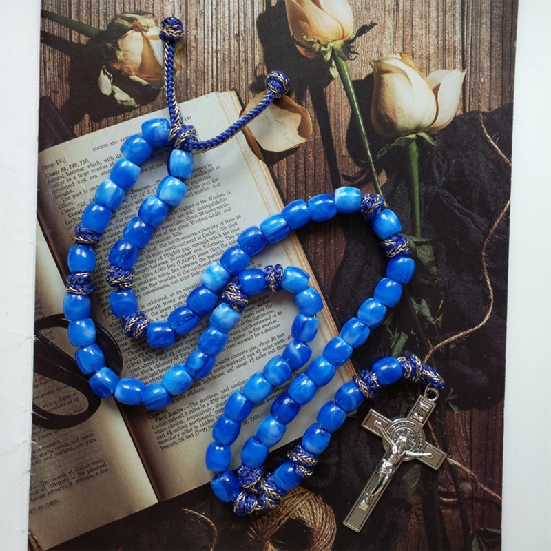 Vòng cổ Chuỗi Hạt 12mm Mặt Thánh Giá