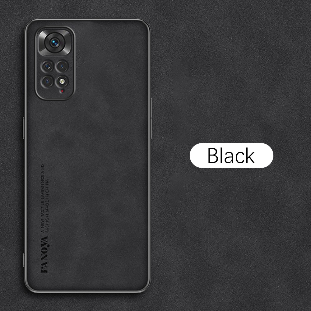 Ốp Điện Thoại Da Cừu + Silicon + TPU Nhám Chống Sốc Cho Xiaomi Redmi Note 11 Redmi Note 11 Pro Plus Redmi Note 11s