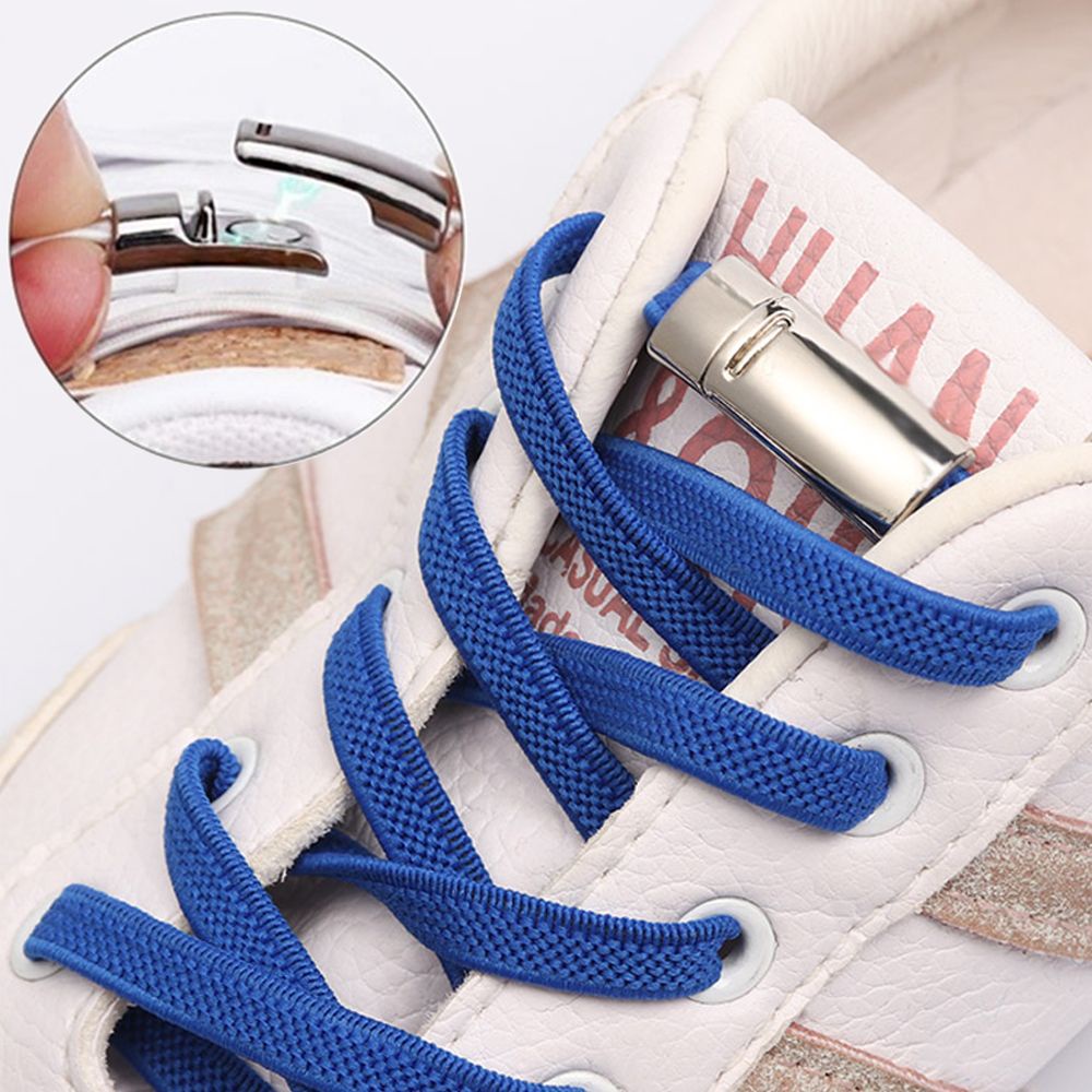Dây Giày Thể Thao 1 Phần Khóa Từ Tính Co Giãn Thời Trang Cho Nam Nữ
