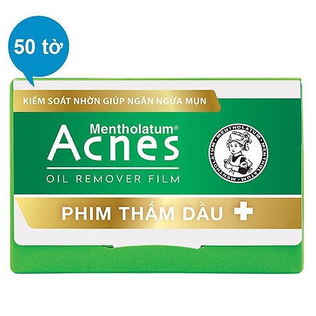 Phim thấm dầu acnes 50 tờ khả năng hút dầu gấp 3 lần.