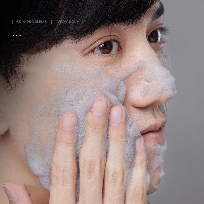 Sữa rửa mặt Skin Pro Blueman dưỡng ẩm, kiểm soát dầu, tẩy tế bào chết dành cho nam 120ml | BigBuy360 - bigbuy360.vn