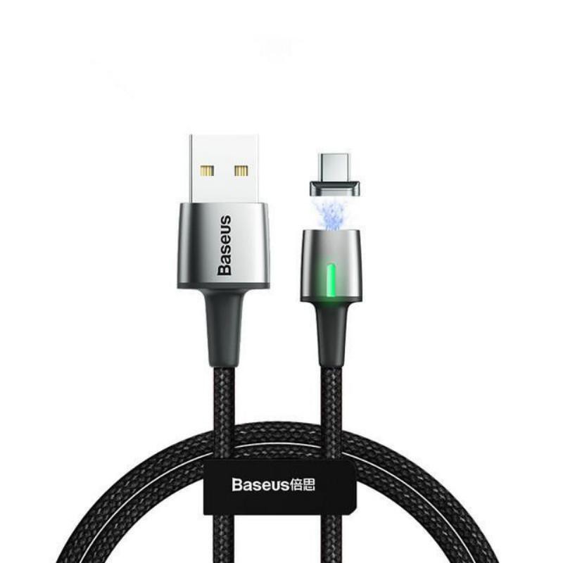 Cáp sạc từ hỗ trợ sạc nhanh thế hệ mới Chính hãng Baseus Zinc Magnatic Cable 3 đầu Lightning / Type-C / Micro