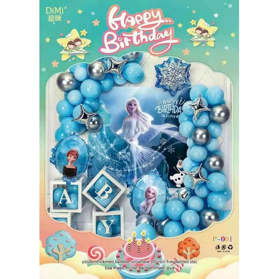Set bóng làm sinh nhật siêu dày cực đẹp