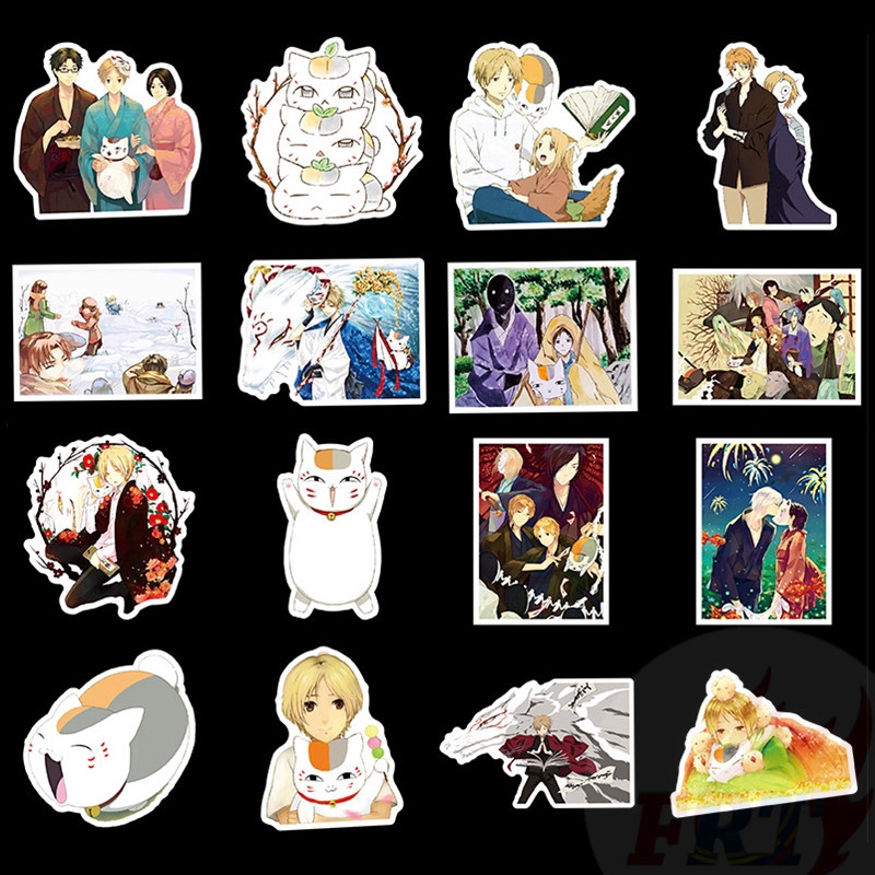 ❉ Natsume Yuujinchou Series 01 Stickers ❉ 50Pcs/Set Anime Natsume Takashi Madara DIY Fashion Mixed Luggage Laptop Skateboard Doodle Decals Stickers