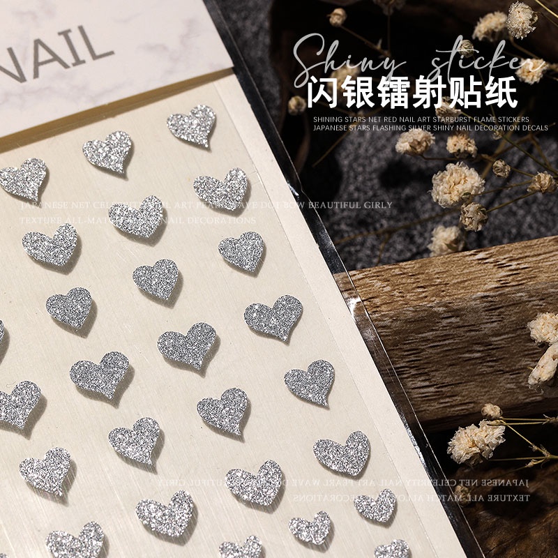 Sticker Nails 3D | Nhũ Lung Linh Flash Phát Sáng