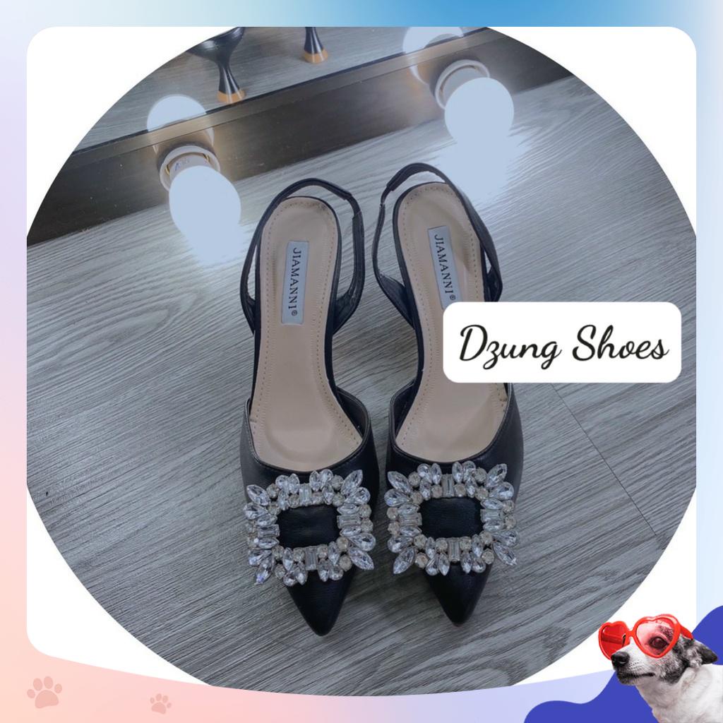 SANDAL HOA ĐÁ ĐẾ THẤP 3P