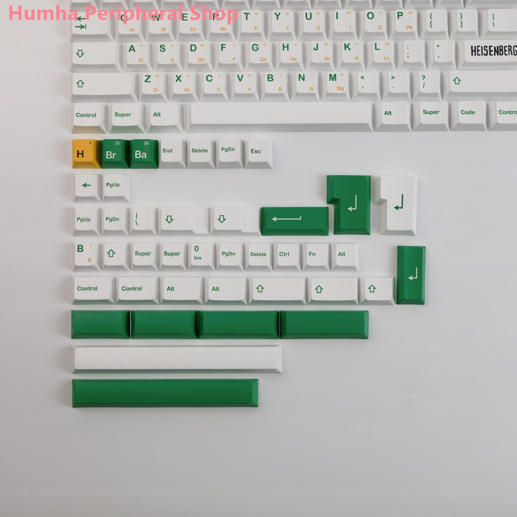 Bàn Phím Cơ Humha Heisenberg 142 Phím Chất Liệu PBT Nhuộm Màu Xinh Xắn