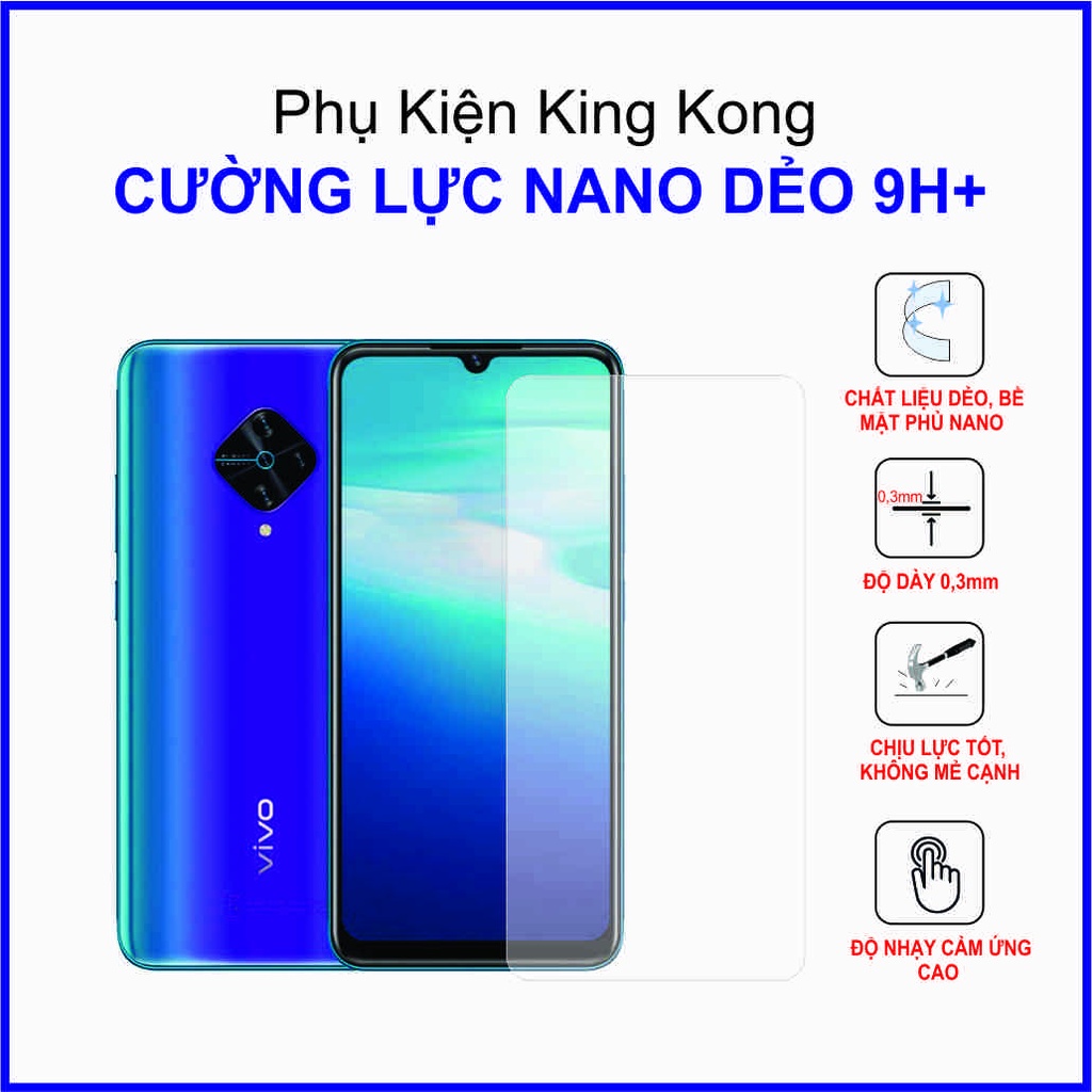 Dán cường lực Vivo S1 Prime ,  cường lực nano dẻo 9H+