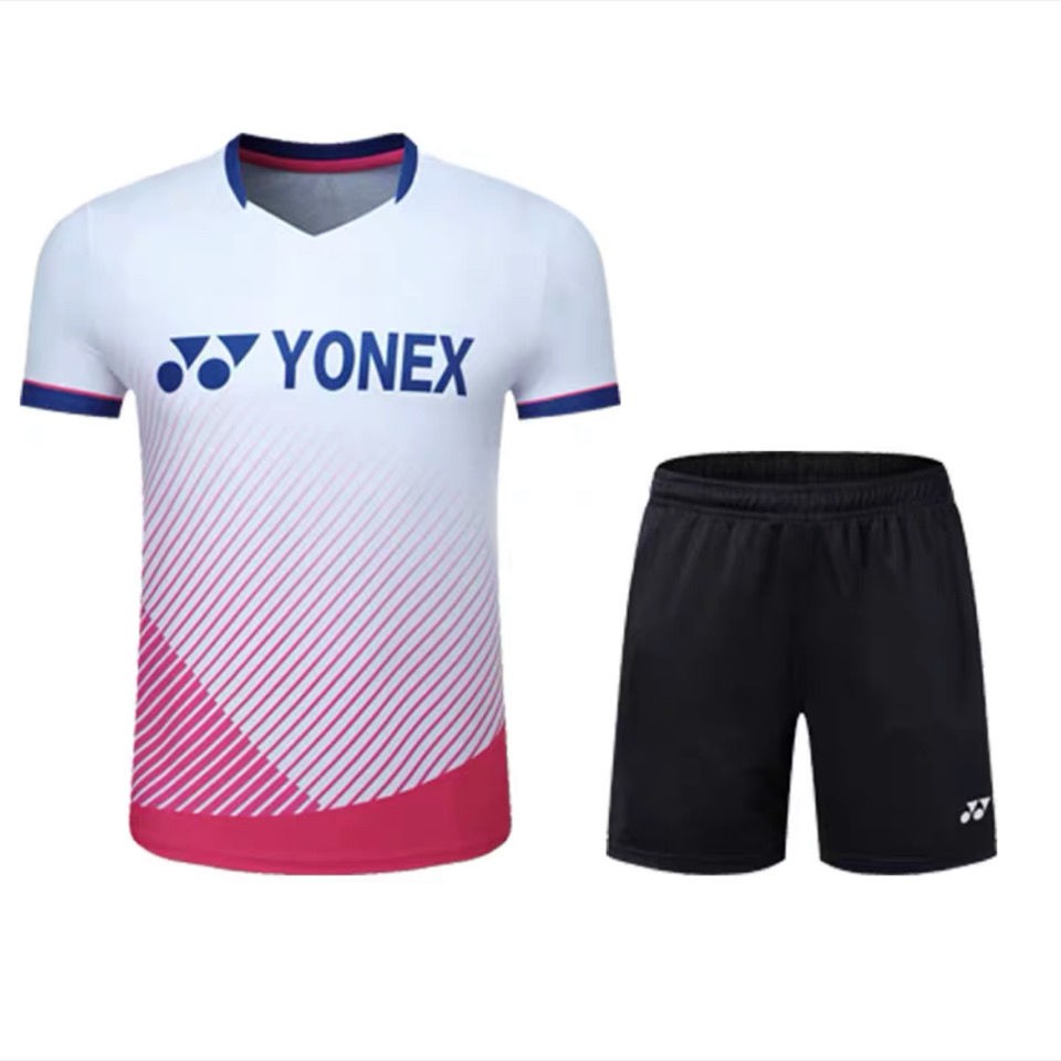 Quần áo thể thao✙▦☍Đồng phục cầu lông Yonex mới bộ quần áo nam và nữ, đùi, Y0NEX, đội, thể thao tùy chỉnh