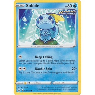 Thẻ bài pokemon sobble - 41/198 - common