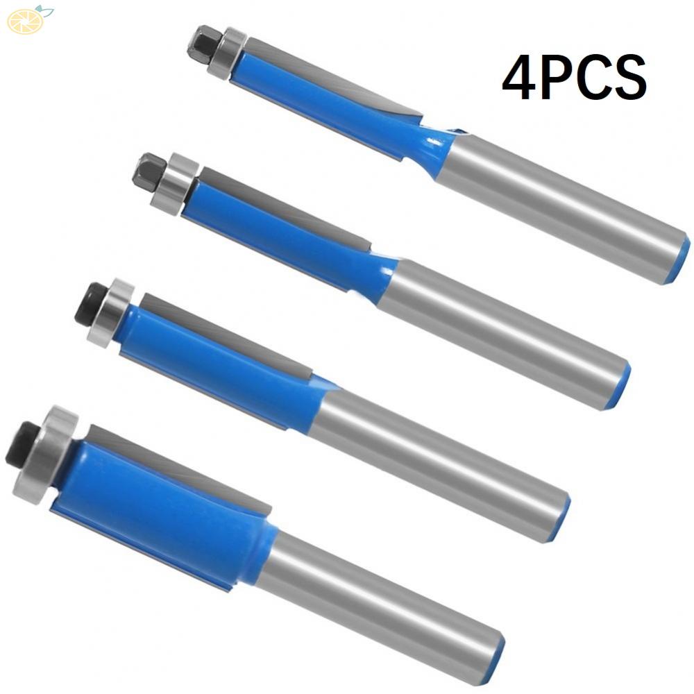 【VARSTR】Router Bit 45# Carbon Steel Cutter Body 8mm Shank Double-Edged Power Tools