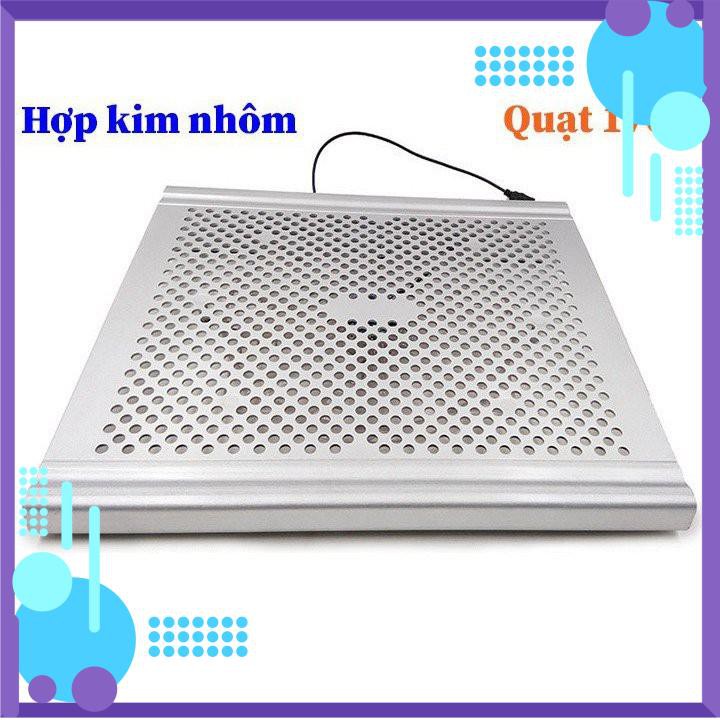 Mua ngay Đế tản nhiệt nhôm quạt 17cm cho laptop, MacBook DTN7 [Giảm giá 5%]