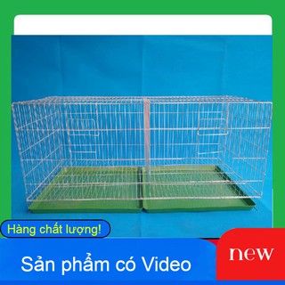 COMBO 2 LỒNG NUÔI CHIM BỒ CÂU KÈM KHAY PHÂN-CHUỒNG BỒ CÂU-LỒNG BỒ CÂU MẠ KẼM GIÁ RẺ