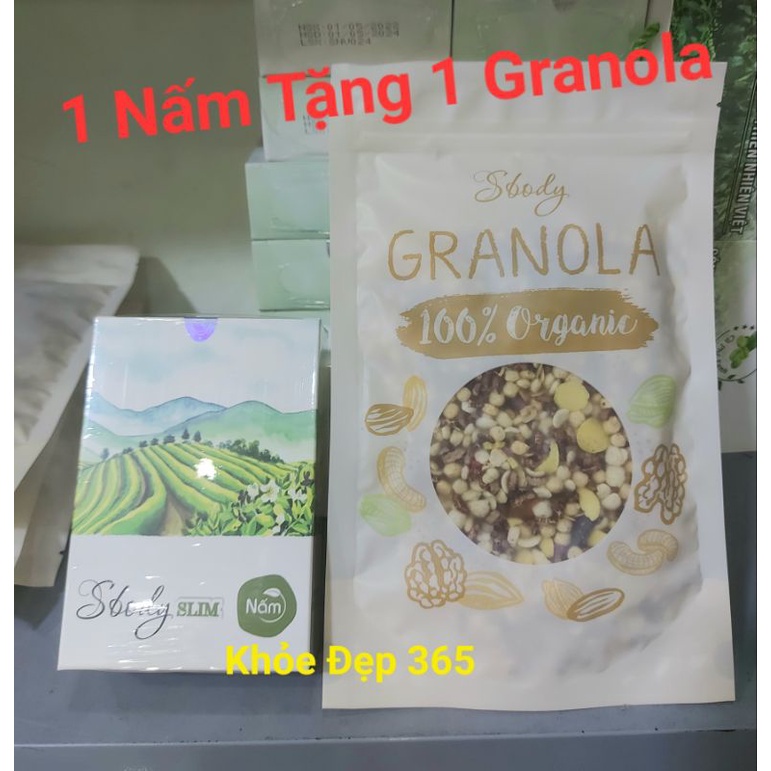 [ CHÍNH HÃNG 100% ] GIẢM CÂN SBODY SLIM NẤM TẶNG 30v DETOX khử mỡ Thái Lan