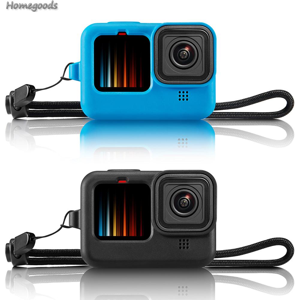 Vỏ bọc bảo vệ bằng silicon màu đen cho GoPro Hero 9 | BigBuy360 - bigbuy360.vn