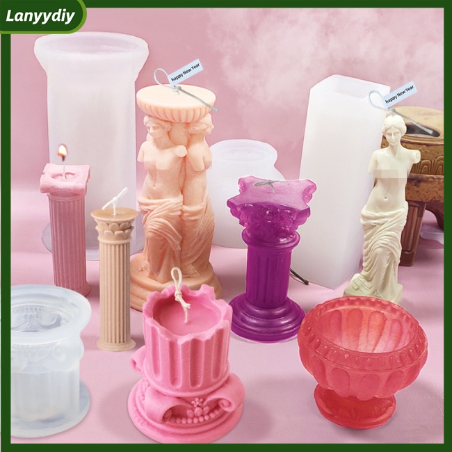 Khuôn Làm Nến Thơm Diy Bằng Silicone