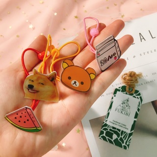 CỘT TÓC 1 ĐẦU HOẠT HÌNH CUTE ẢNH THẬT