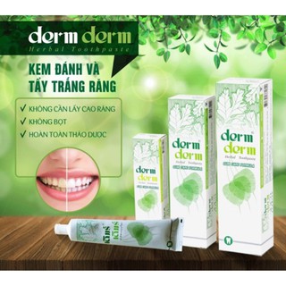 KEM ĐÁNH RĂNG THẢO DƯỢC DERM DERM LÁ BỒ ĐỀ THÁI LAN