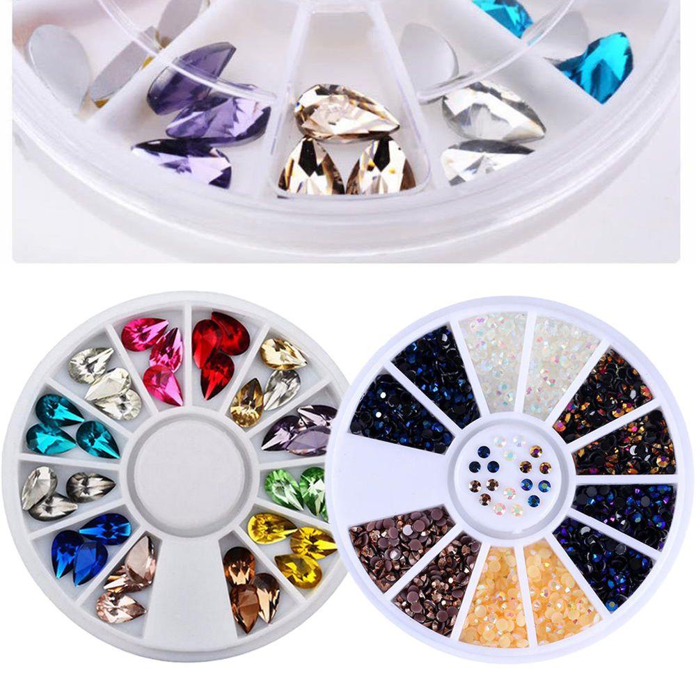 Móng Tay SUSANS|Bánh Xe 3D Acrylic Lấp Lánh Nhiều Màu Sắc