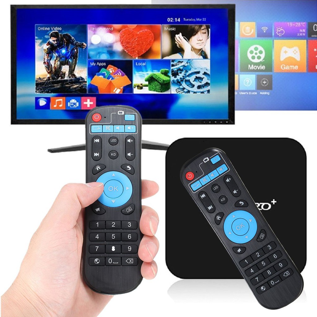 Remote điều khiển ANDROID TV BOX QBOX QPLUS T95Z Plus T95U Pro T95R Pro T95W Pro T95K ProT95V Pro amlogic S912 (tặng pin