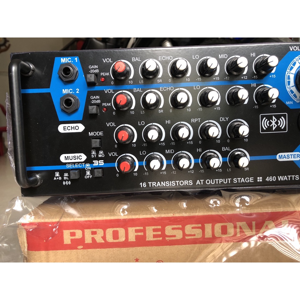 Amply CaliVIP Pro-6800 Chay 8 Sò Cs Mạnh Mẽ 500W