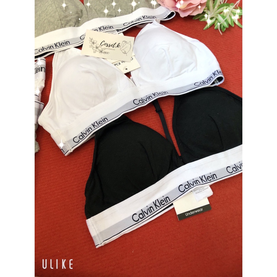 Áo lót/ Bra 3 dây CK chất cotton thể thao năng động có đệm lót loại dây nhỏ,sexy gợi cảm dành cho nữ | BigBuy360 - bigbuy360.vn