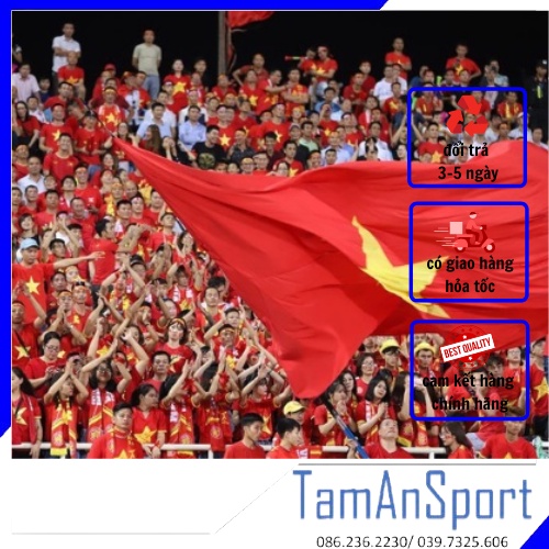 Cờ Tổ Quốc Cỡ Lớn 1.6x2.4m- Tâm An Sports