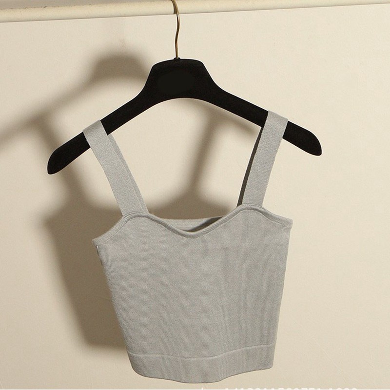 MYQUEEN Áo hai dây màu trơn trẻ trung thời trang | BigBuy360 - bigbuy360.vn