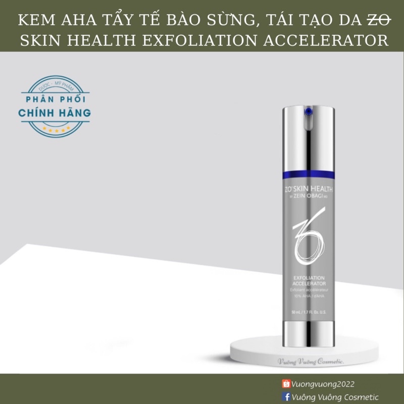 KEM AHA TẨY TẾ BÀO SỪNG, TÁI TẠO DA Z.O